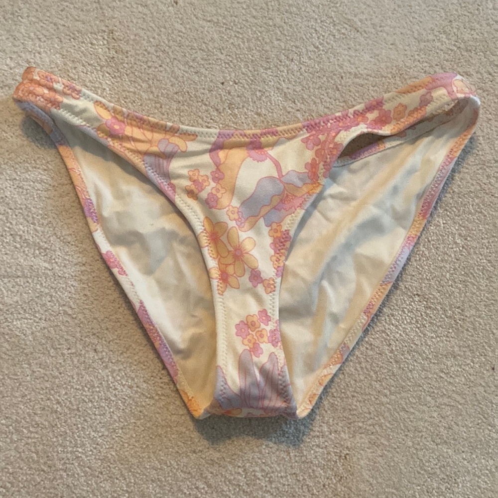Sherbet floral triangl Normal coverage maci bathing suit bottom